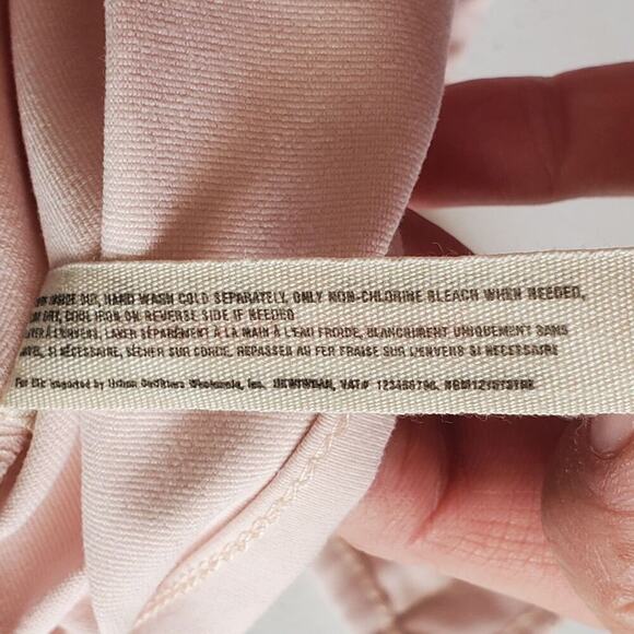 Intimately Free People Lila Bodysuit Blush Pink Sleeveless Square Neck Thong - Picture 12 of 13